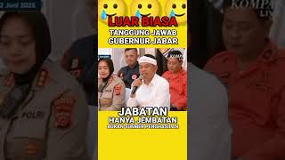 Gak Usah Ditanya Soal  Tanggung Jawab Gubernur Jabar Kang Dedi Mulyadi kdm beritaterkini