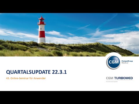 ONLINE-SEMINAR: CGM TURBOMED Update 22.3.1