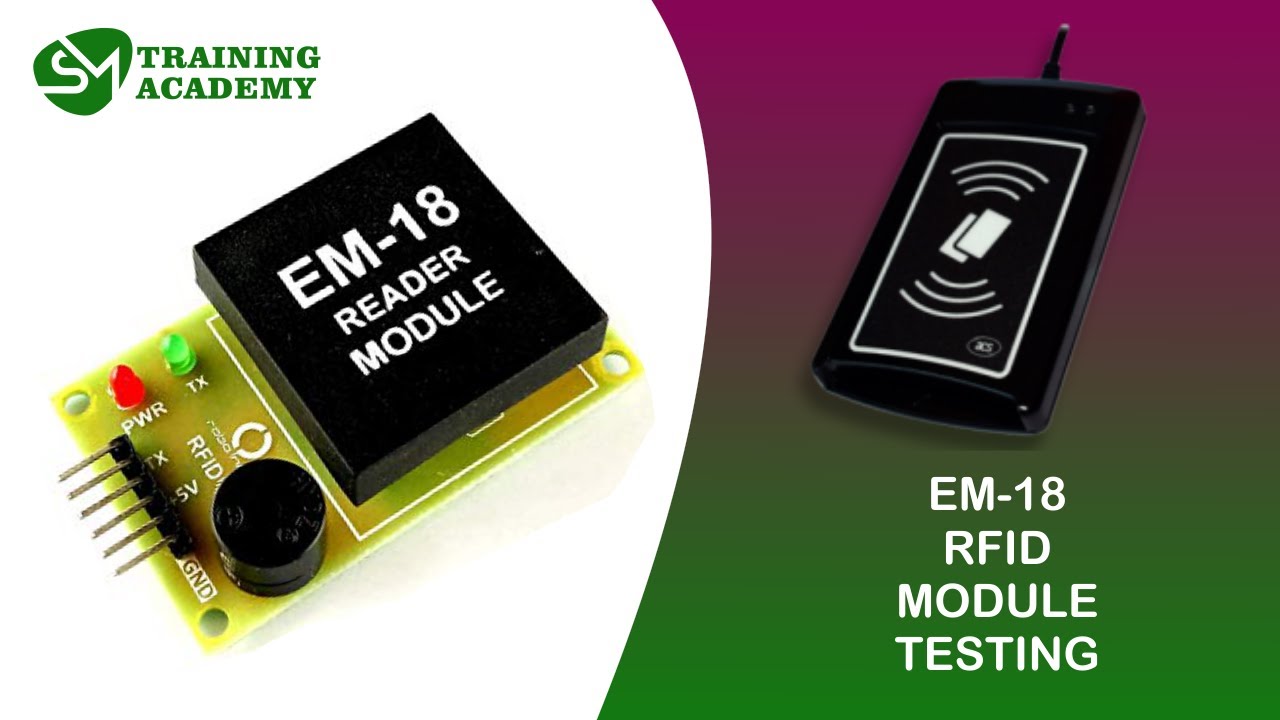 Em18 Rfid Module Testing With Serial Terminal Software In Pc Youtube