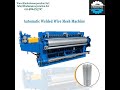 Automatic welded wire mesh machine