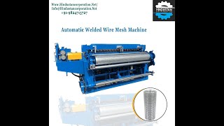 Automatic welded wire mesh machine