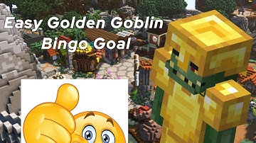 How to get Golden Goblin EASY in HYPIXEL Skyblock BINGO