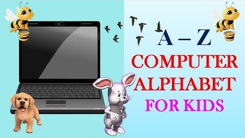 Computer Alphabet A to Z