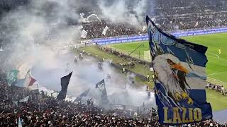 SS Lazio - AS Roma, Coppa Italia, 10/01/2024, Ultras Lazio, Curva Nord, Distinti Nord Ovest...⚽️📢🇮🇹