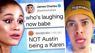 Ariana Grande DRAGS TikTokers, Austin's "Maskless" Clip Enrages People, James Charles Gets Revenge
