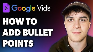 How to Add Bullet Points in Google Vids (Full 2024 Guide)