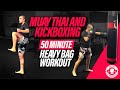 Heavy Bag Workout Kickboxing & Muay Thai