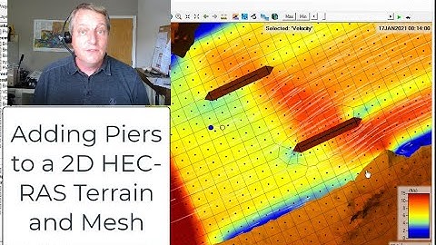 Adding Piers to a 2D HEC-RAS Terrain and Mesh