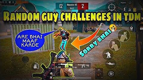 I JOINED RANDOM SQUAD THEY CHALLENGE ME FOR 1v1 tdm