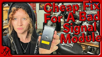 Quick Fix For Harley Turn Signal Module (re-edited)