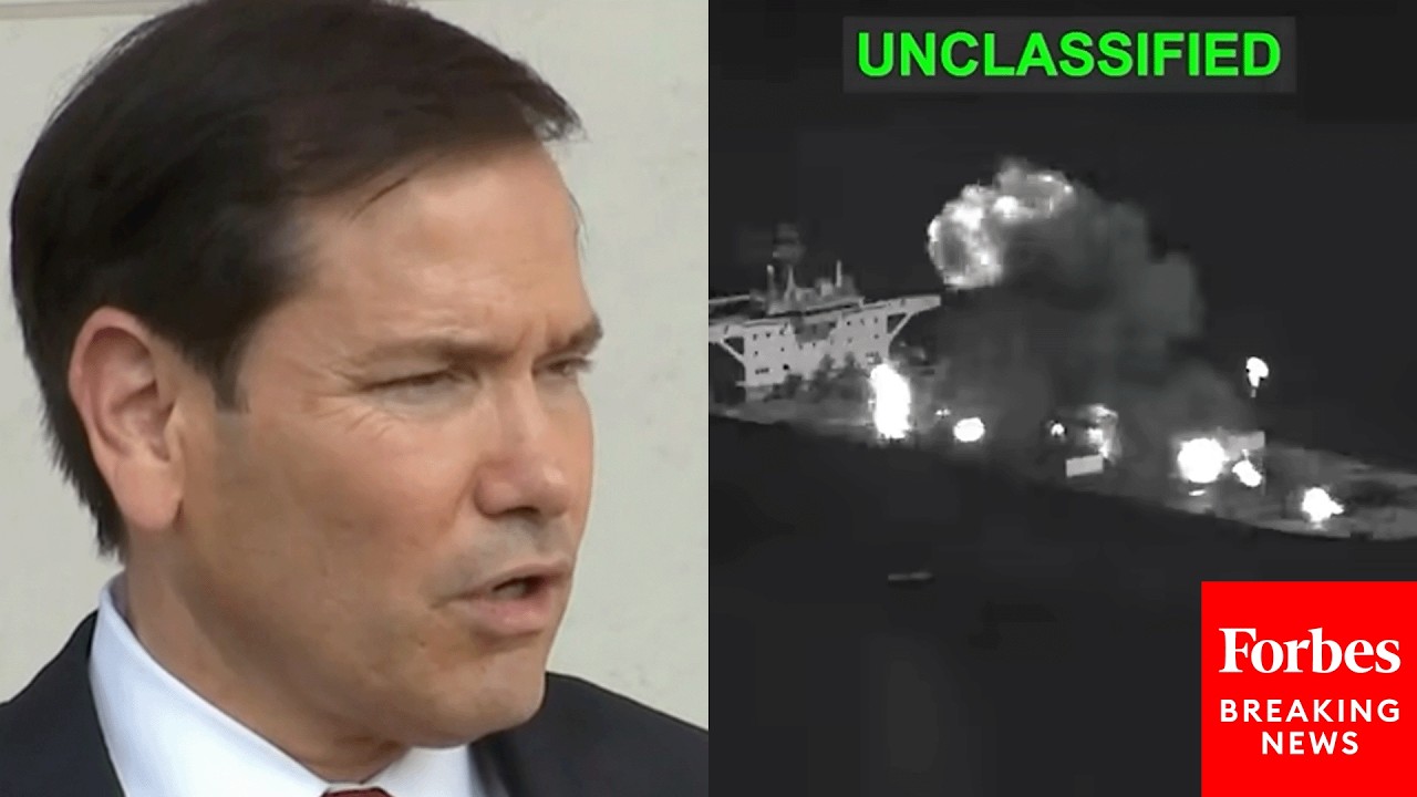BREAKING: Marco Rubio Speaks To Reporters As U.S. And Iran Exchange Strikes In Strait Of Hormuz