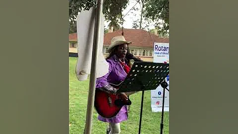 Esther Konkara performing in RC Kikuyu event