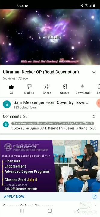 5K VIEWS!!!!!! My Theme Song For Ultraman Decker Is Getting Bigger Every Single Time (Read Desc)