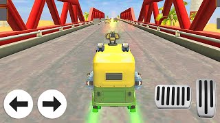 Game Rickshaw Android Driving - City Tuk Tuk Shooting Simulator screenshot 5