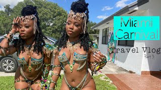 2021 Miami Carnival Travel Vlog | Part 3 | Jouvert and Freaksmas + Peaches and Cream | Loaferette