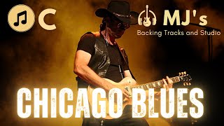 Chicago style Blues Shuffle in C | Guitar Backing Track