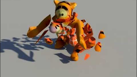 Nonconvex mesh Voronoi shatter with Bullet Physics