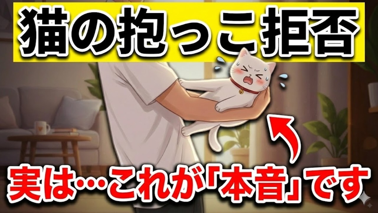 猫はあなたを嫌ってる？抱っこ拒否の裏にある意外な理由【保護猫ハクの気持ち雑学】