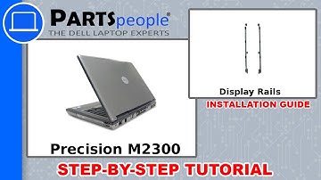 Dell Precision M2300 (PP18L) Display Rails How-To Video Tutorial