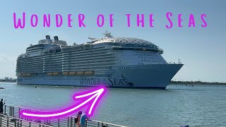 Wonder of the Seas Sail Away - Port Cananveral, FL - May 26th, 2024