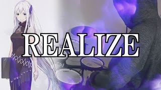 Re:ゼロから始める異世界生活 S2 OP Full『Realize/Konomi Suzuki』(Re:ZERO) Drum Cover (叩いてみた)