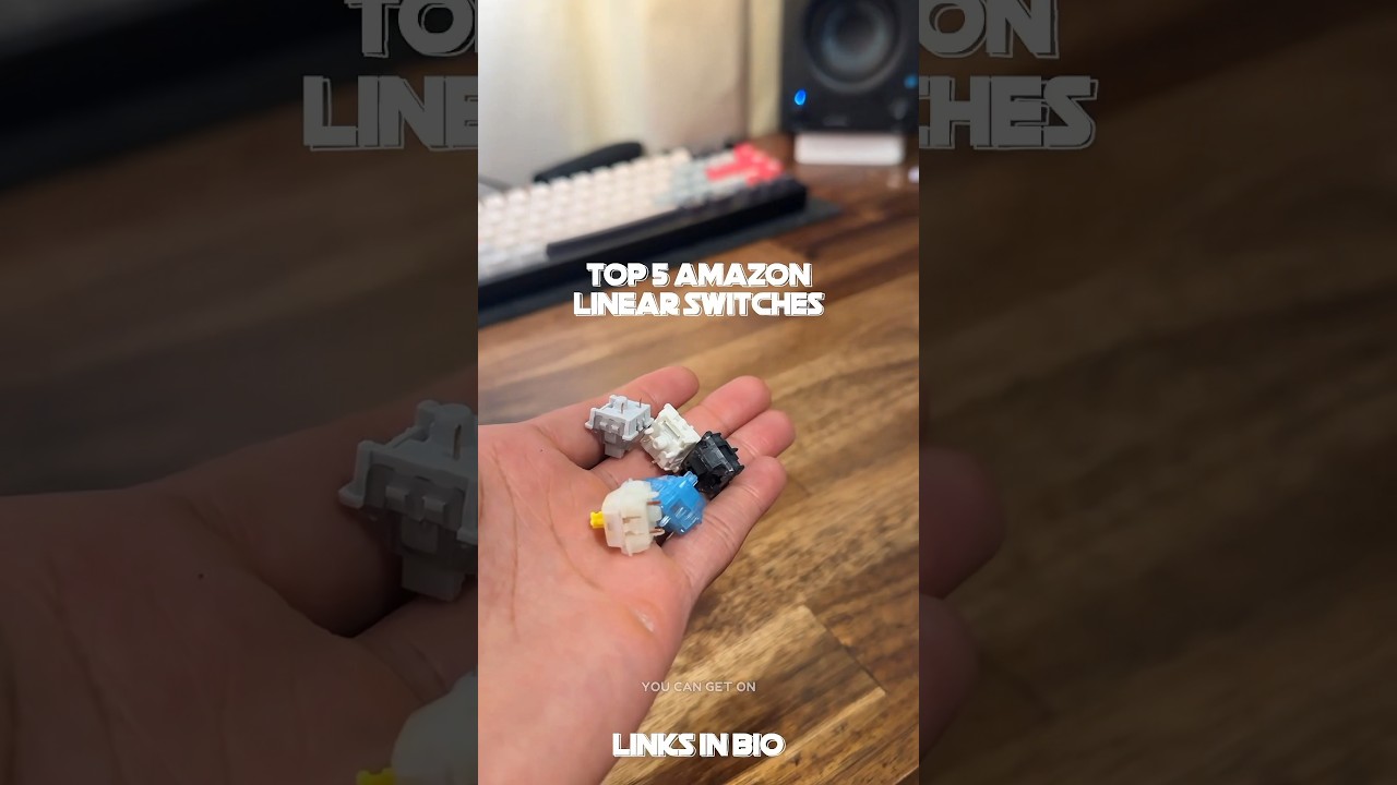 5 лучших переключателей на Amazon (линейных) #keyboard #mechanicalkeyboard #tech #creamy #thocky ...