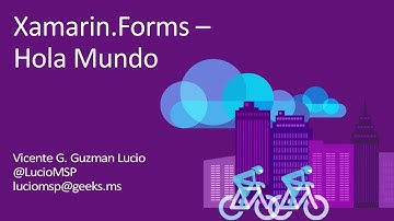 Xamarin Forms #1