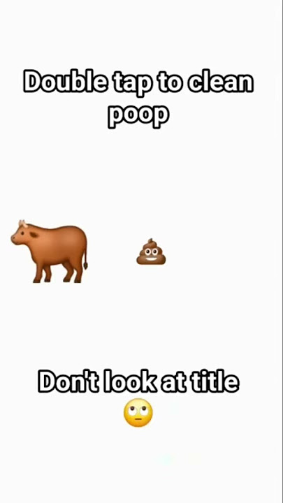 don’t look at sound #happy #music #funny #comedy #cow #poop #emoji #plsmakeitviral #viral #plslike