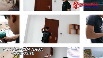 ✅ Thi công lắp đặt cửa nhựa giả gỗ composite tại Thành Phố Thủ Đức