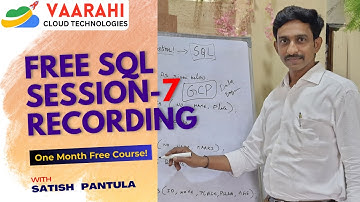 Types of SQL Constraints Explained | Vaarahi Cloud Technologies | Hyderabad | Free SQL 1 Month
