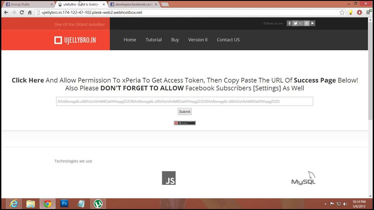 Ujellybro.in Autoliker Tutorial