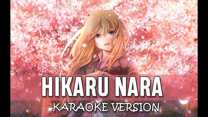 Karaoke ~ Your Lie in April OP1 [ Hikaru Nara ] ~「Karaoke Version HD」 