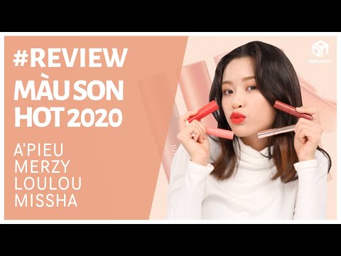 REVIEW Top 4 Màu Son Siêu Hot Trong Năm 2020 | DADA Beauty Việt Nam