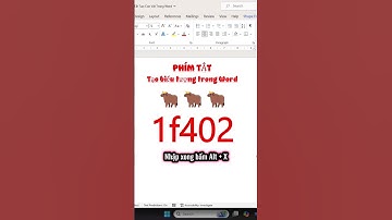 Phím Tắt Tạo Con Vật Trong Word #kienthuc #excel #freefire #exceltips #tintuc #funny #food #fyp #fun