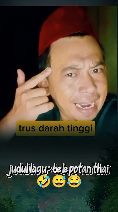 Parody lagu terkocak di dunia🤣😂 judul lagu : blepotan Thai🤣
