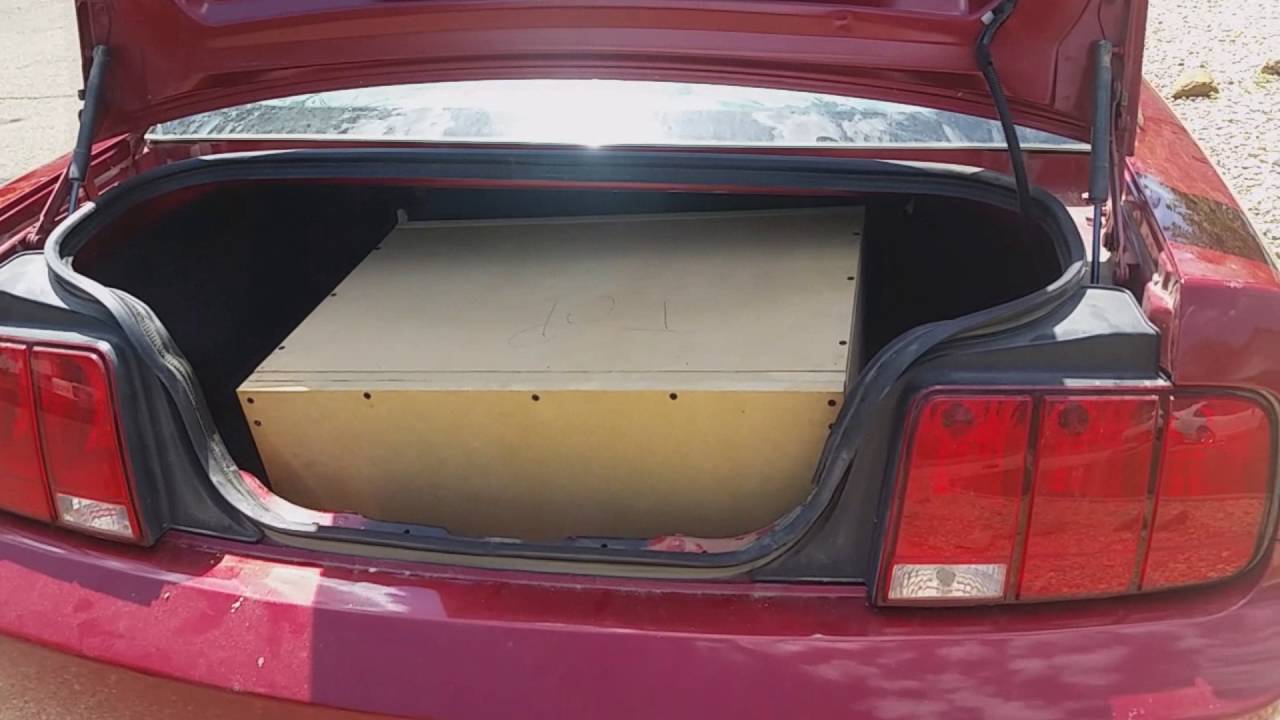 Box Build EMF Audio Ermaghered 12 6" Aero port 2007 Ford Mustang