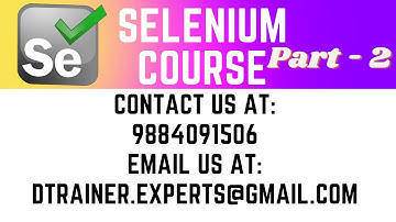 Selenium Course Part - 2