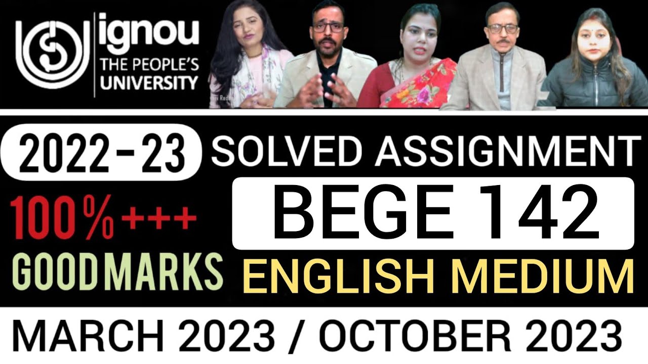 bege 142 solved assignment 2022 23