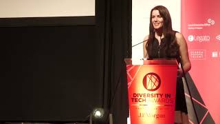 Diversity in Tech Awards - Dr Nora Khaldi - Winner of The Grace Hopper Award