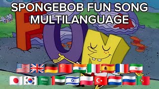 Spongebob Squarepants Fun Song - Multilanguage