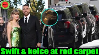 Taylor Swift & Fiancé Travis Kelce Appeared On The Red Carpet At The 2026 Grammys In Los Angeles