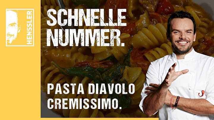 Quick Pasta Diavolo Cremissimo recipe by Steffen Henssler