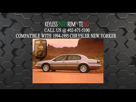 How To Replace Chrysler New Yorker Key Fob Battery 1994 1995