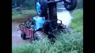 FUNNY FAILS OF  BULLDOZER, CRANES AND WORKING MACHINES