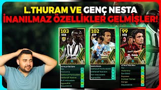 SAVUNMACI BEK 103 L.THURAM VE GENÇ NESTA İNANILMAZ ÖZELLİKLERLE GELMİŞLER! 😱 eFootball Mobile 2024