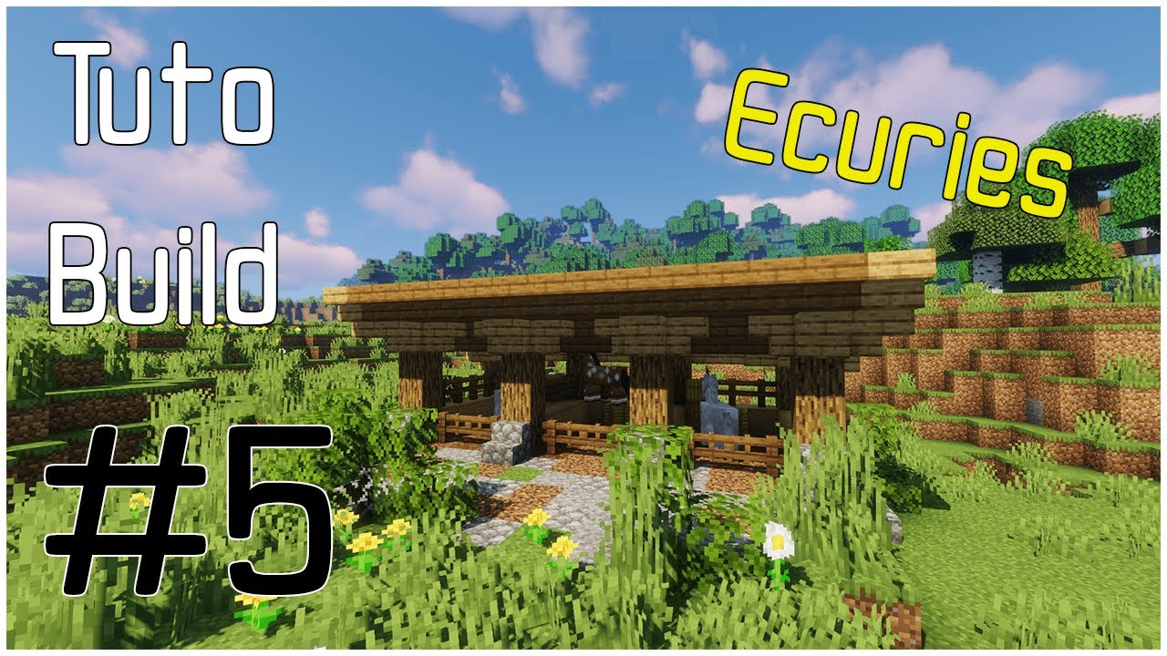Video De Minecraft Comment Faire Une Ecurie