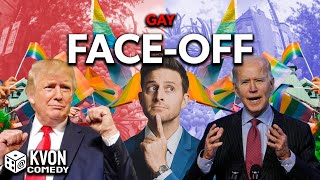 Trump vs Biden: Gay Face-Off (who wins w/ LGBTQ&#39;s?) Comedian K-von Goes Deep