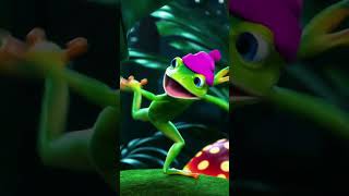 Dancing Frog Brings the Jumps and the Jams! So Funny & Cute! πΈπ #shorts #animaldance #cuteanimals