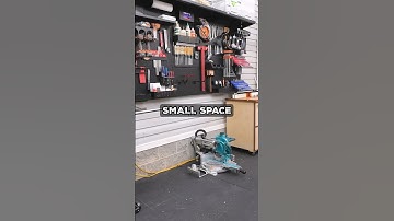 Best Garage Shop Miter Saw Station? #woodworking #woodworkingtips #organization