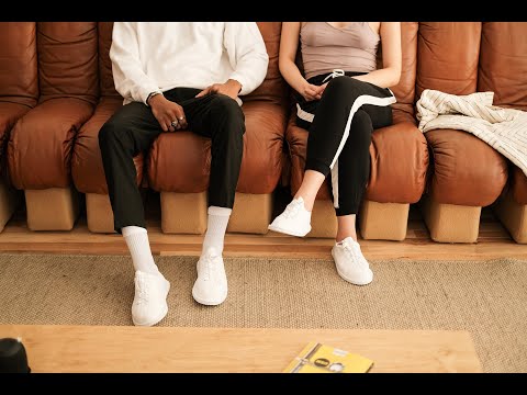 OG Velour Slipper Sneaker // White (Women's 3.5-5.5) video thumbnail